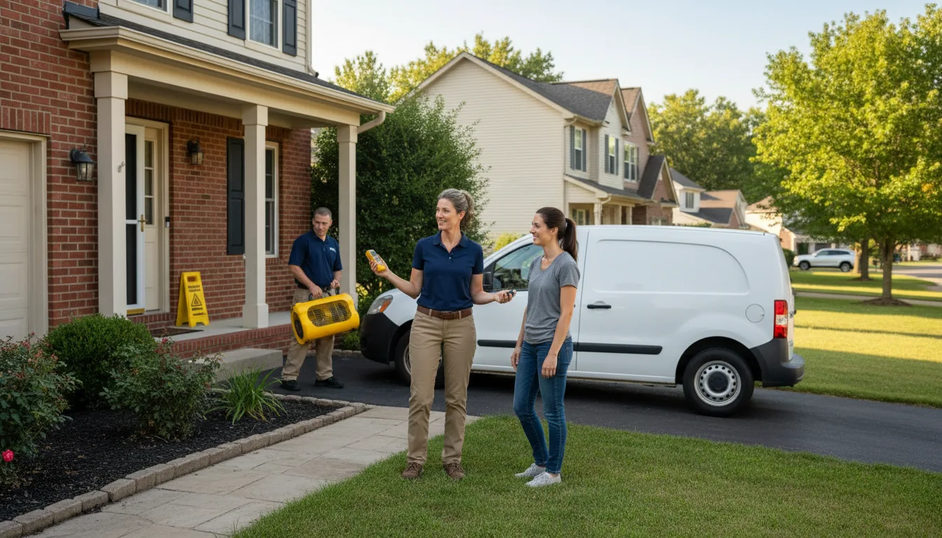 Water restoration image for Water Damage & Restoration Services in Brimfield, MA